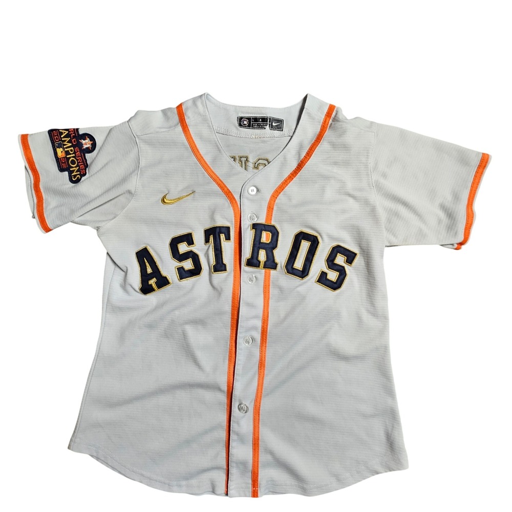Nike Houston Astros Kyle Tucker 30 World Series Champions Jersey L MLB Baseball